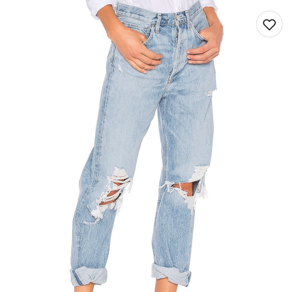 Agolde Light Blue Boyfriend Jeans